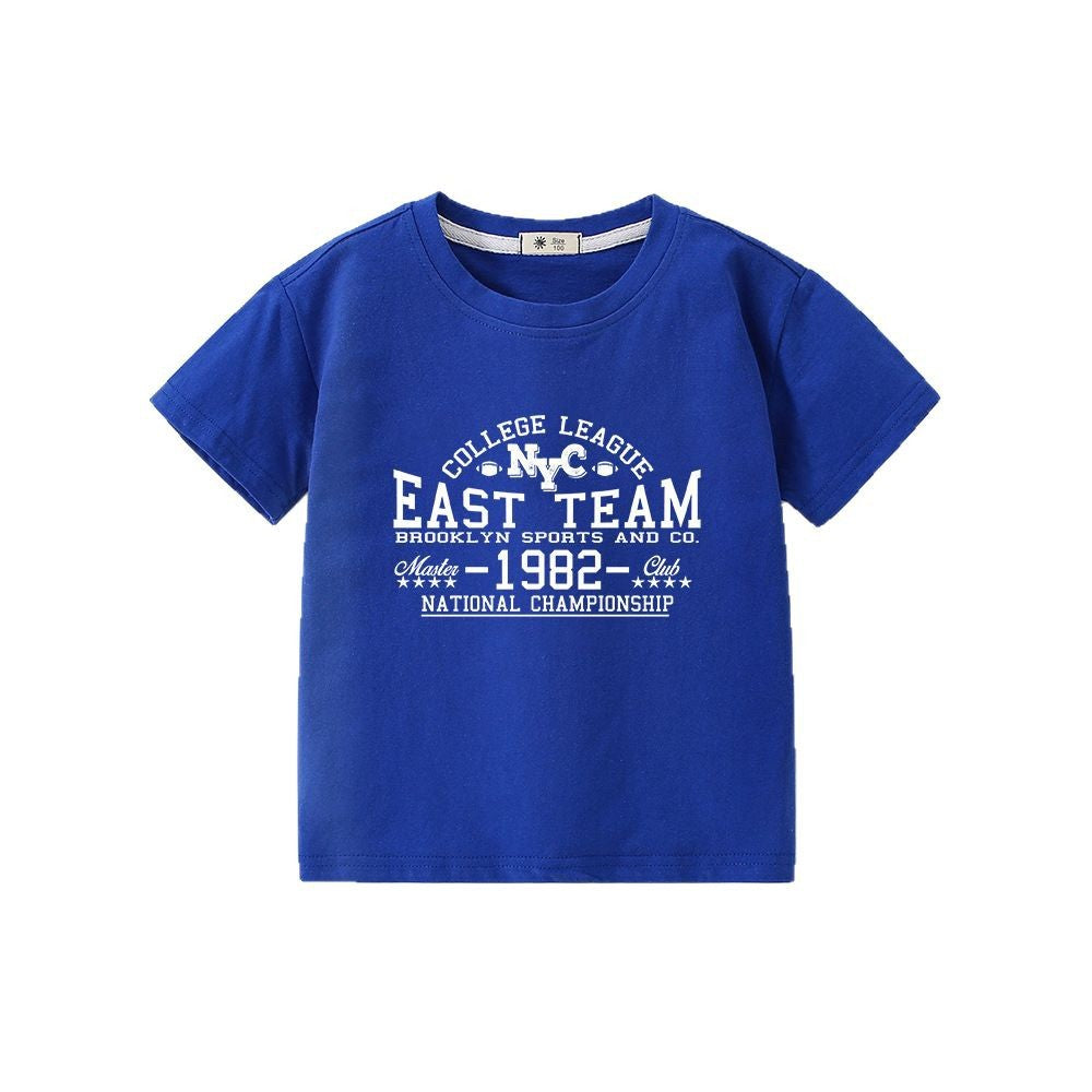 Graphic Print Short Sleeve Tee for Boys