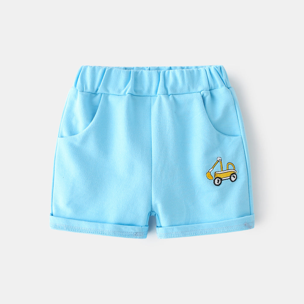 Cartoon Print Sport Shorts for Kids