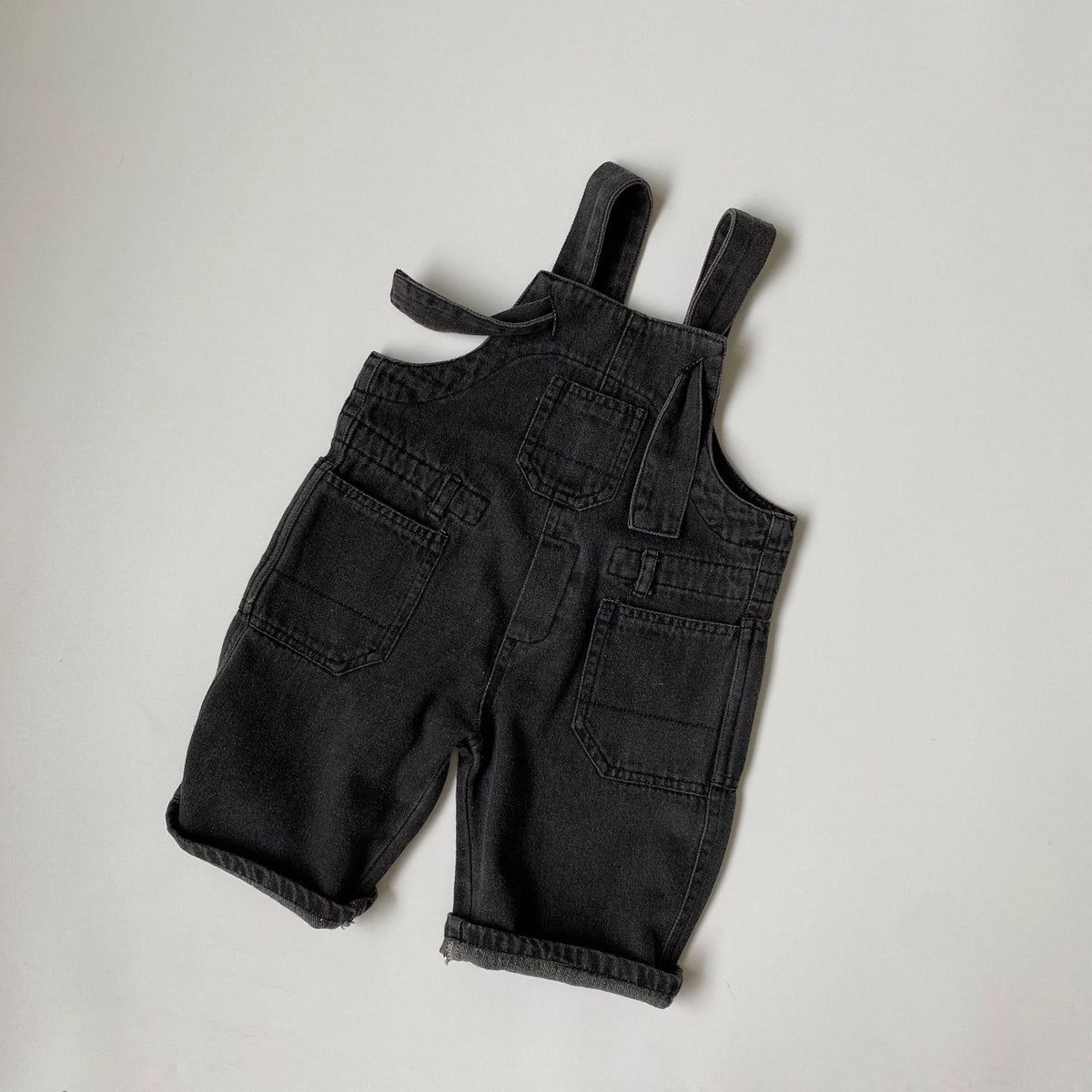 Distressed Wash Overalls for Kids
