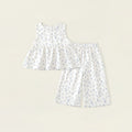 Floral Sleeveless Wide-Leg Two-Piece Set