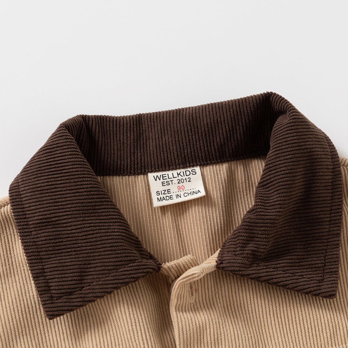 Color-Blocked Corduroy Jacket, Alternate Colorway