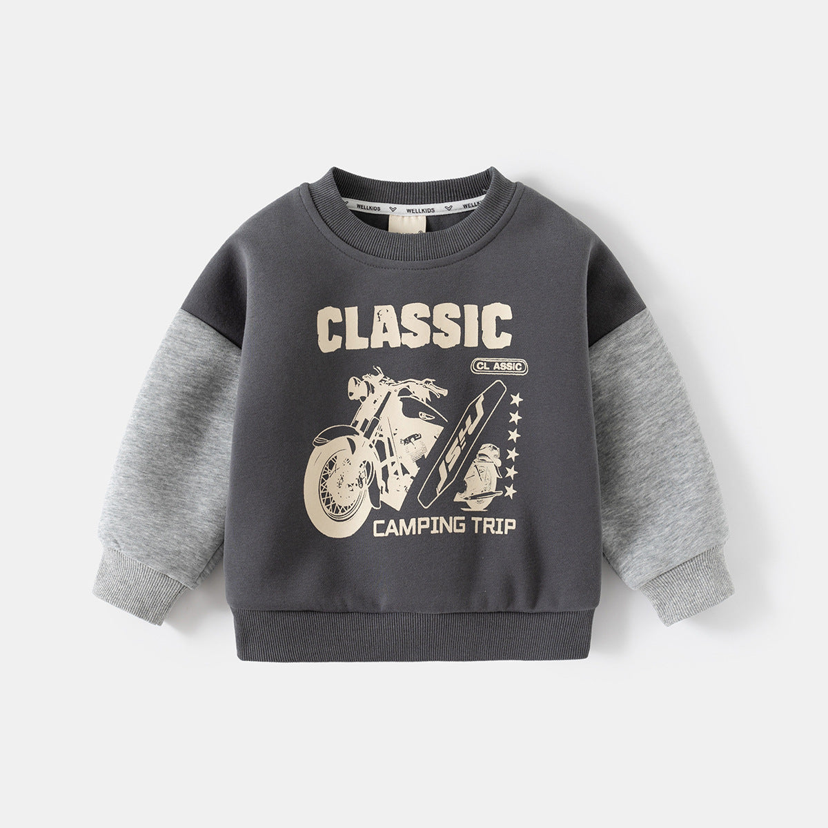 Faux Two-Piece Hoodie for Boys