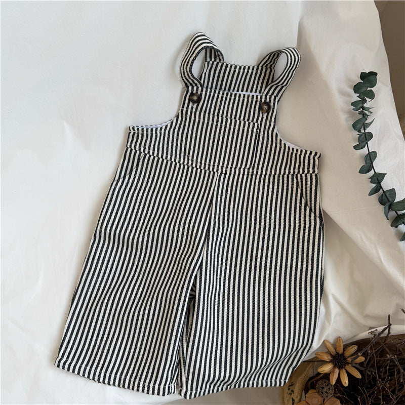 Striped Overalls for Kids