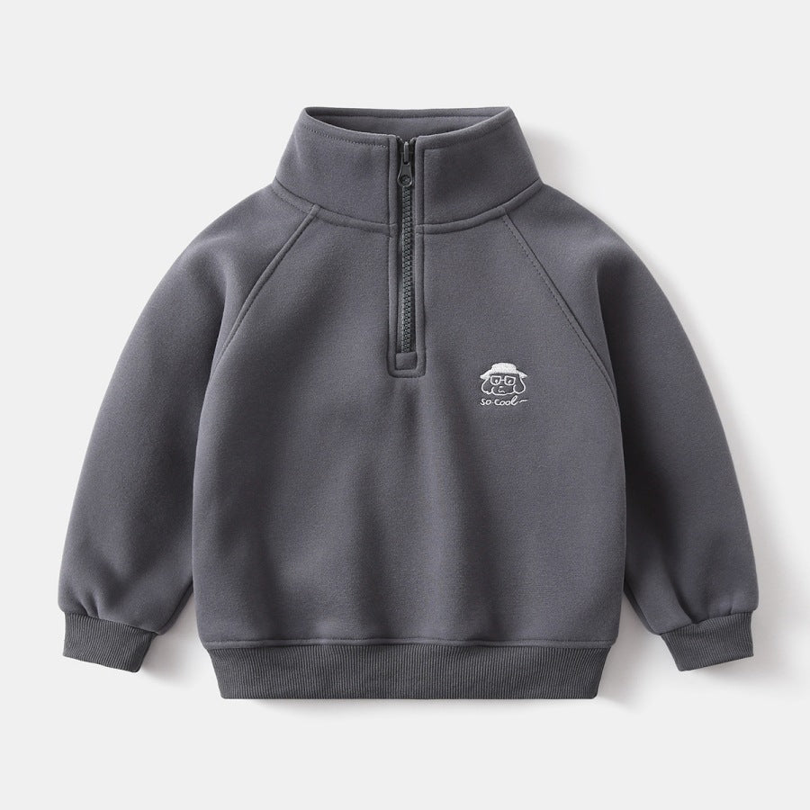 Fleece Graphic Print Hoodie for Kids
