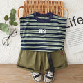 Striped Vest Two-Piece Summer Set