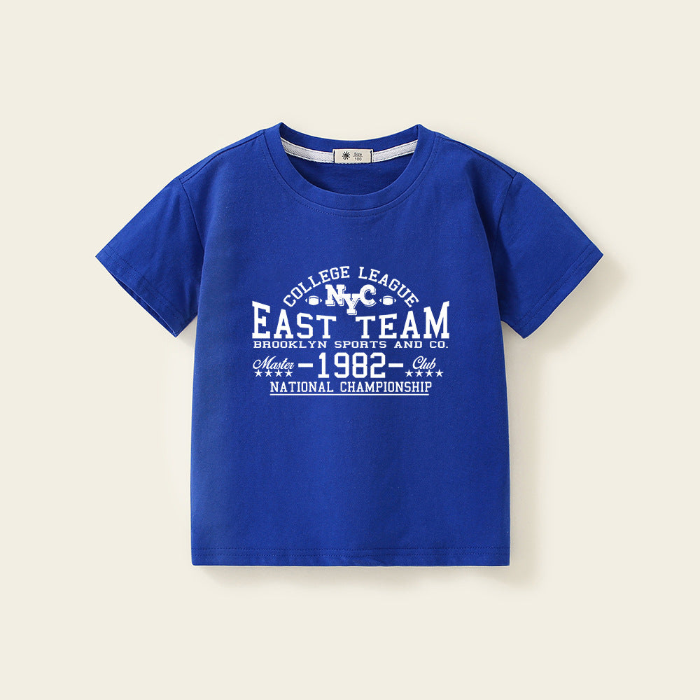 Graphic Print Short Sleeve Tee for Boys