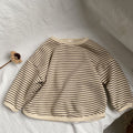 Striped Edge Pullover Hoodie