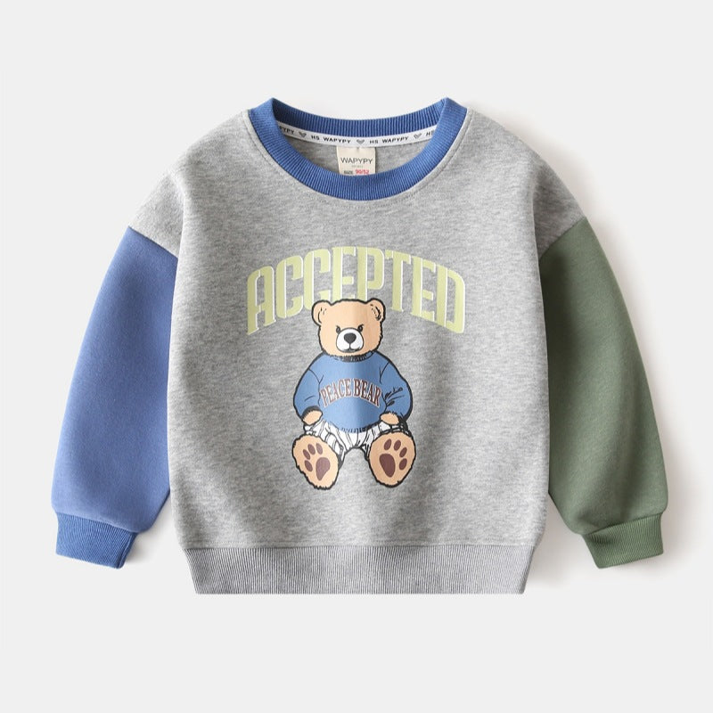 Novelty Print Sweatshirt for Baby Boys