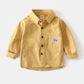 Square Neck Long Sleeve Shirt for Boys