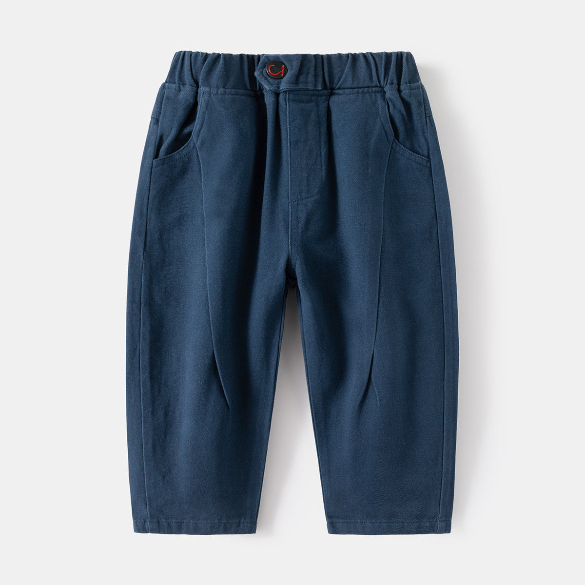 Khaki Pleated Casual Trousers