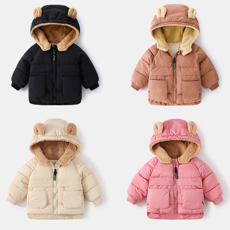 Thickened Cotton Winter Coat for Kids