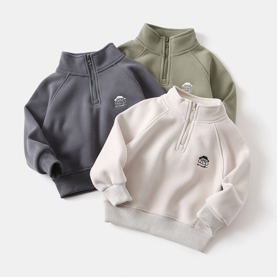 Fleece Graphic Print Hoodie for Kids