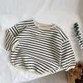 Contrast Stripe Pullover Hoodie