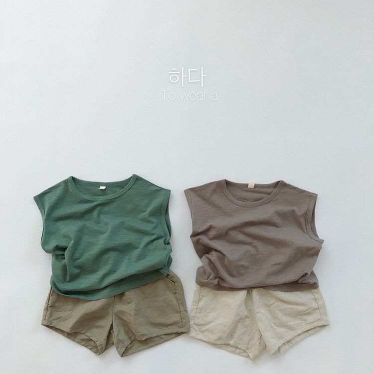 Natural Linen Washed Shorts