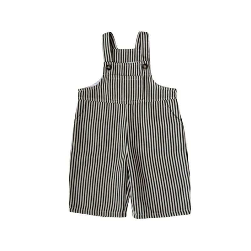Striped Overalls for Kids
