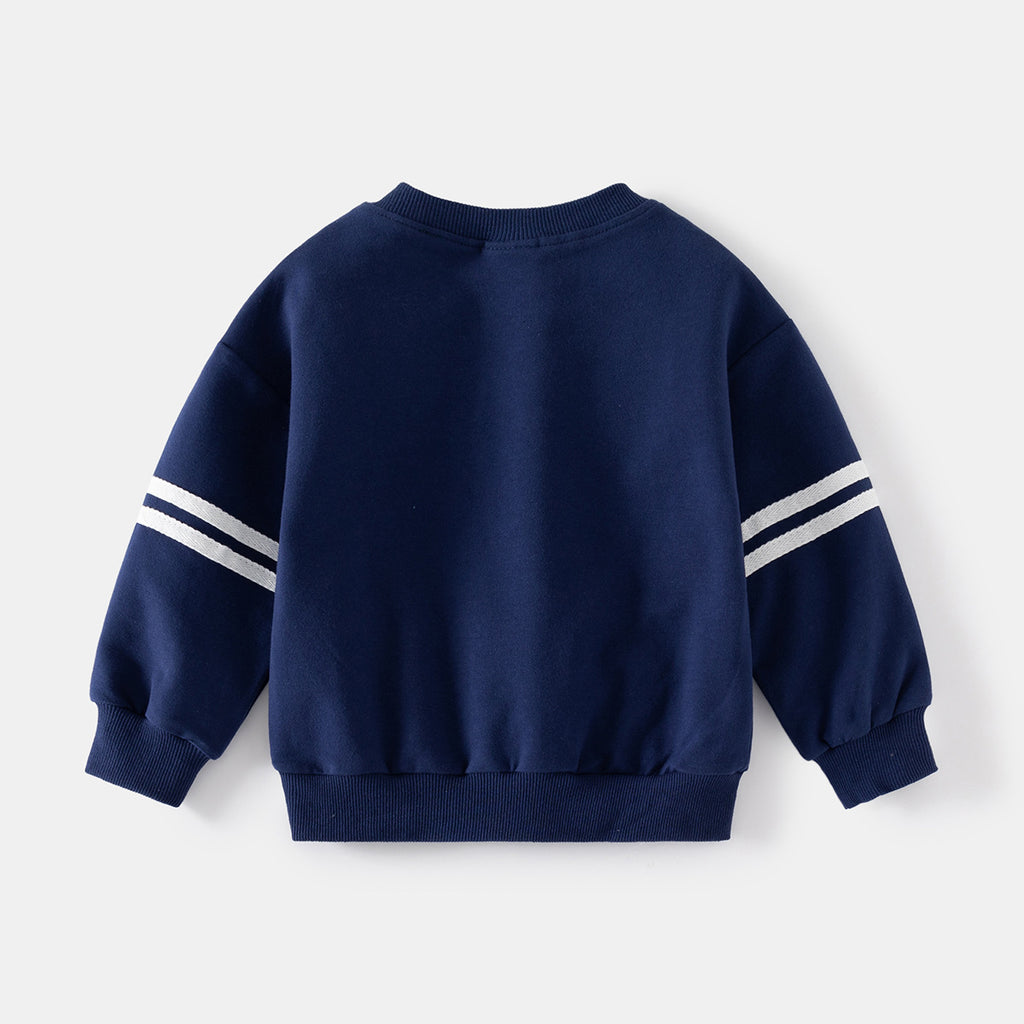 Novelty Goose Print Pullover Hoodie