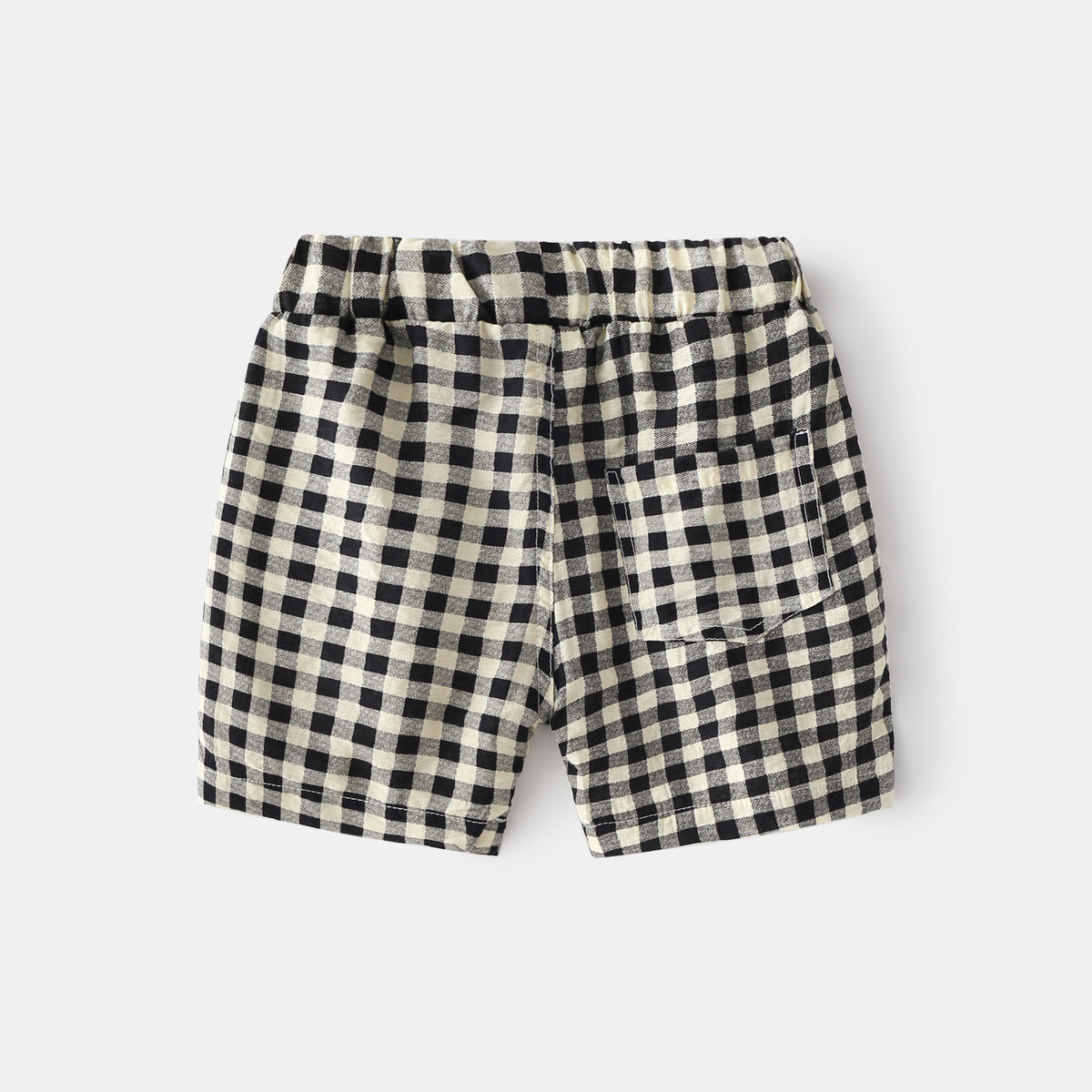 Plaid Five-Point Shorts for Kids