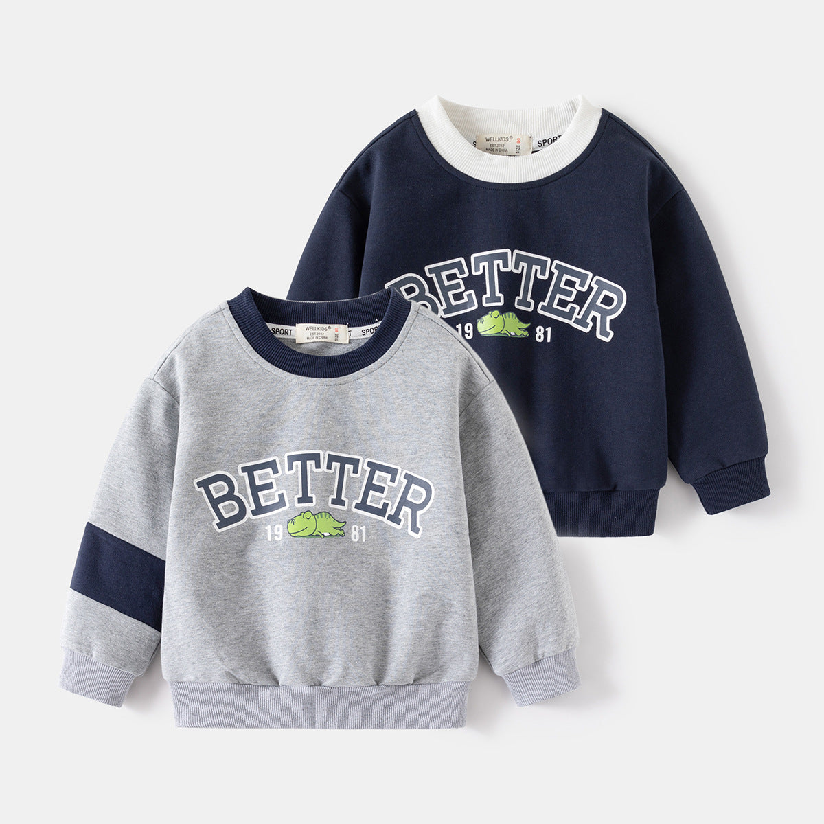 Patchwork Detail Casual Sweatshirt