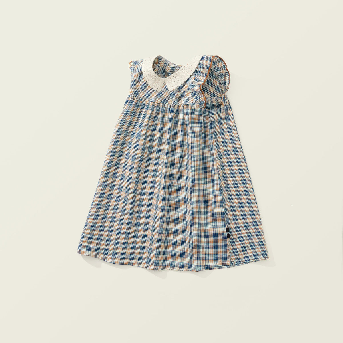 Checkered Print Dress for Kids