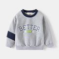 Patchwork Detail Casual Sweatshirt