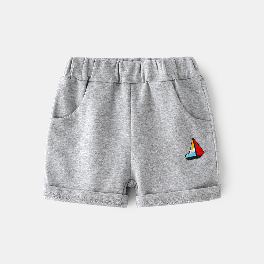 Cartoon Print Sport Shorts for Kids