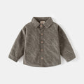 Cotton Twill Long Sleeve Shirt for Boys
