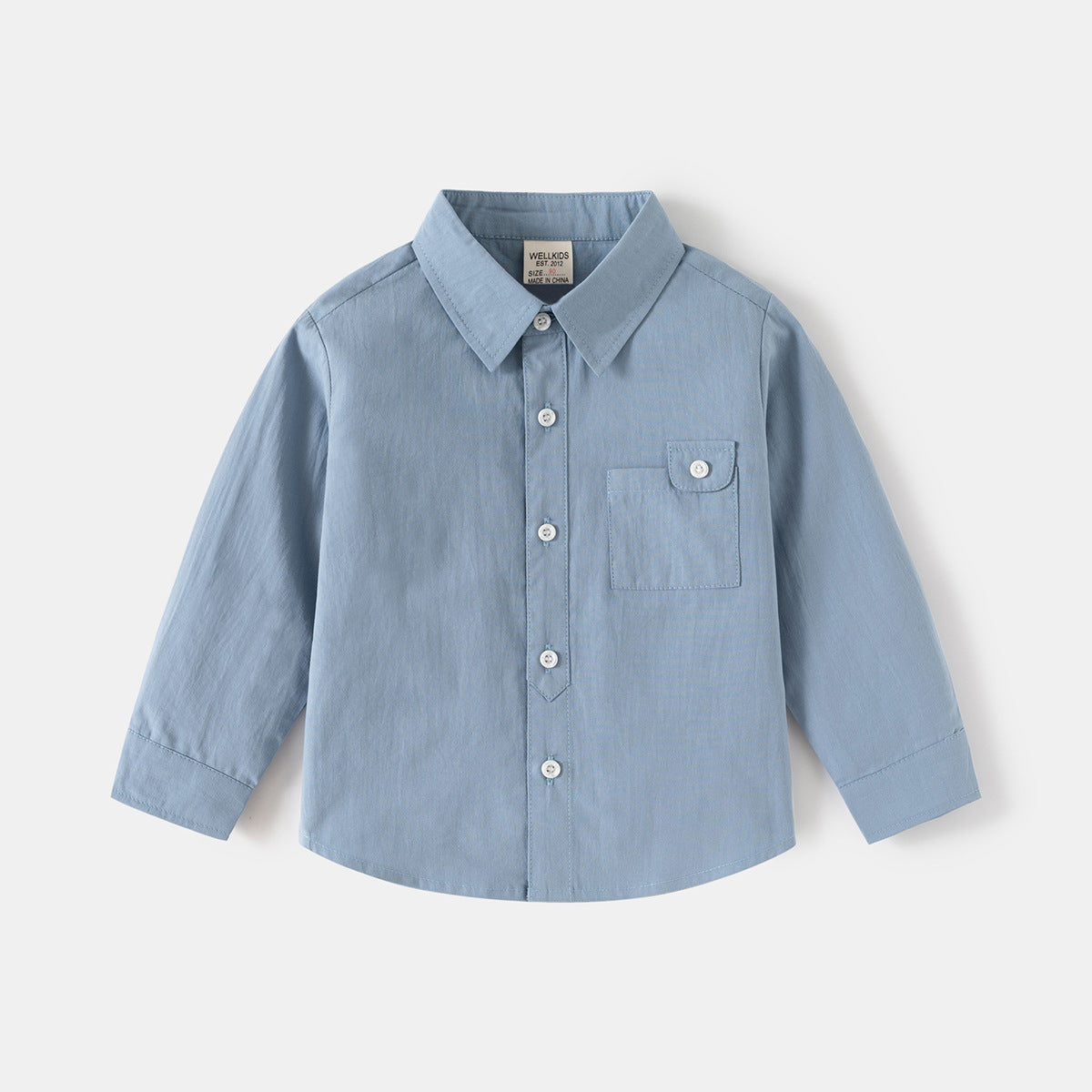 Off-White Collared Long Sleeve Top
