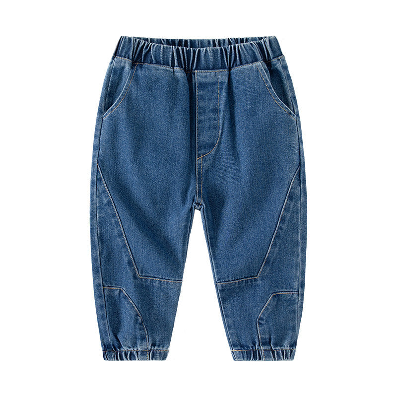Mid-Waist Denim Pants for Kids