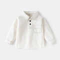 Loose-Fit Casual Long Sleeve Top for Kids