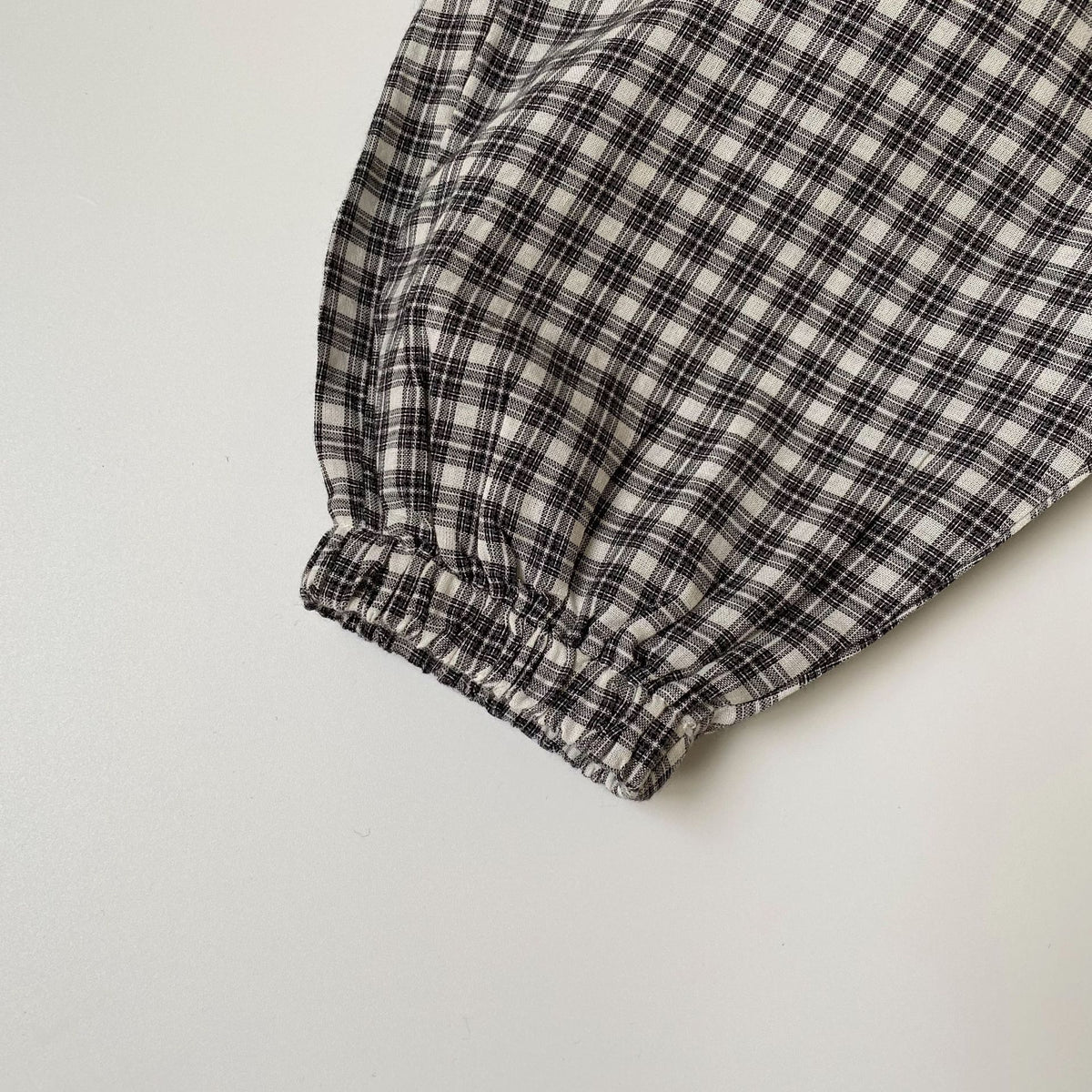 Plaid Lace-Up Drawstring Pants