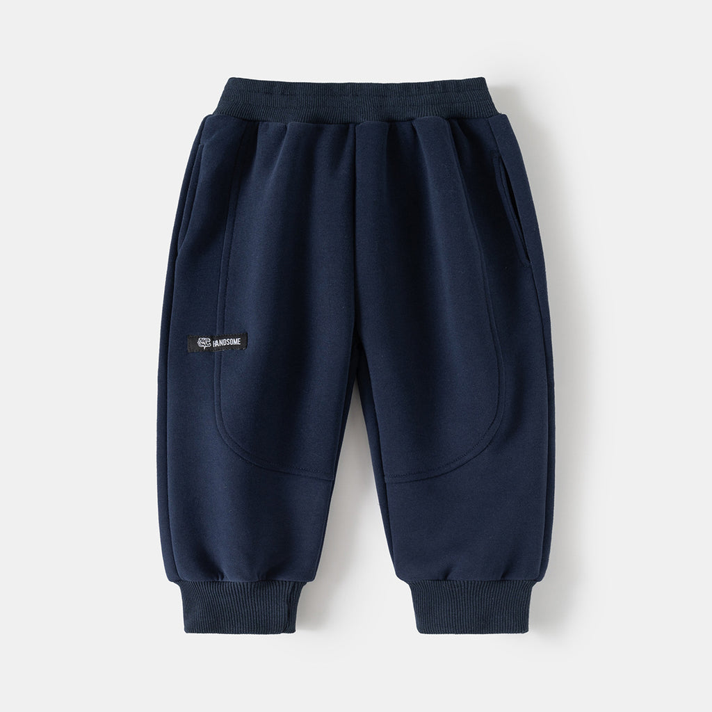 Navy Blue Sport Sweatpants for Boys