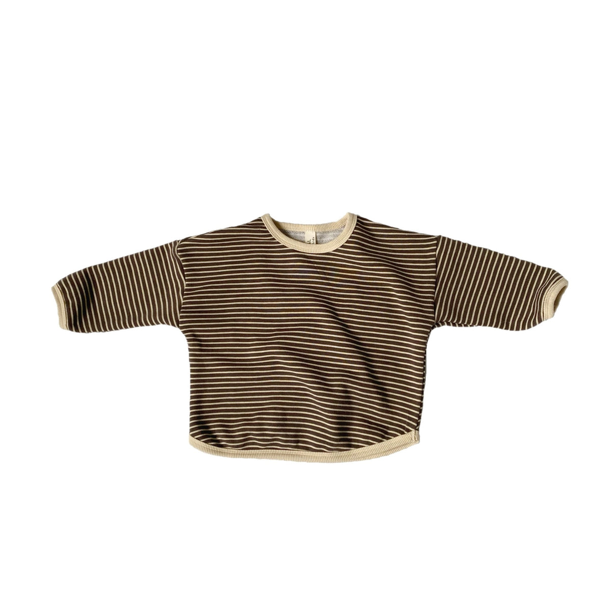 Striped Edge Pullover Hoodie