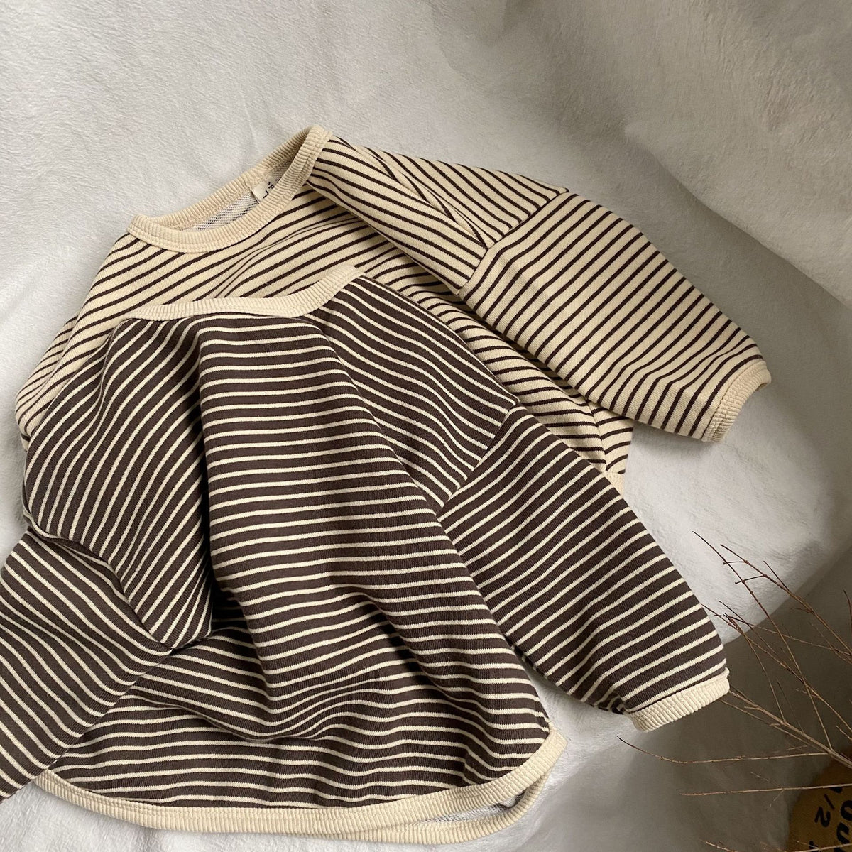Striped Edge Pullover Hoodie