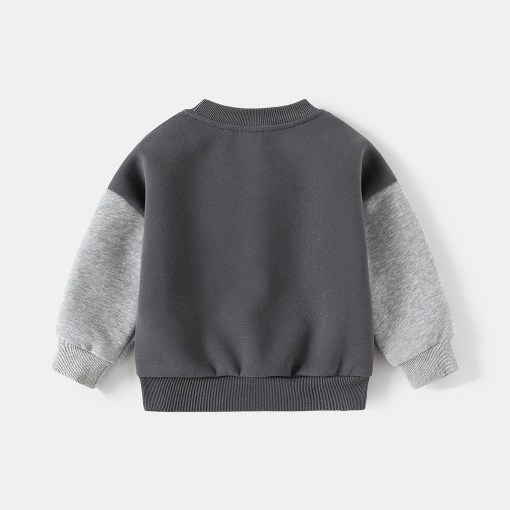 Faux Two-Piece Hoodie for Boys