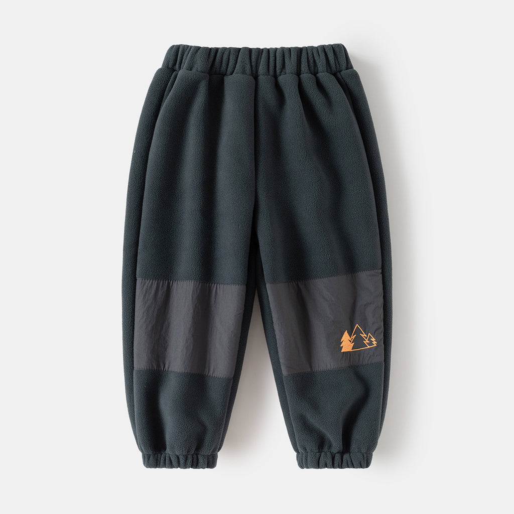 Thermal Fleece Drawstring Trousers for Boys