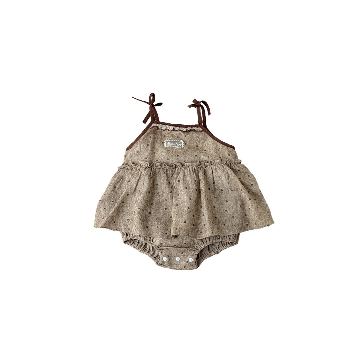 Strap Romper Dress for Baby Girls