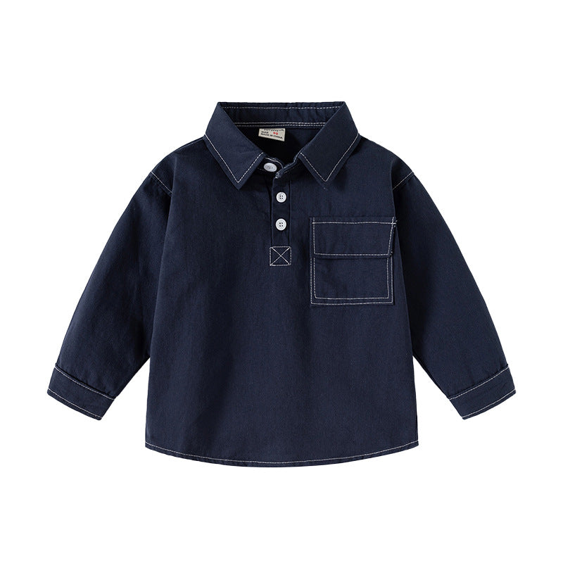 Loose-Fit Casual Long Sleeve Top for Kids
