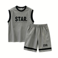 Sleeveless Sport Two-Piece Set for Boys