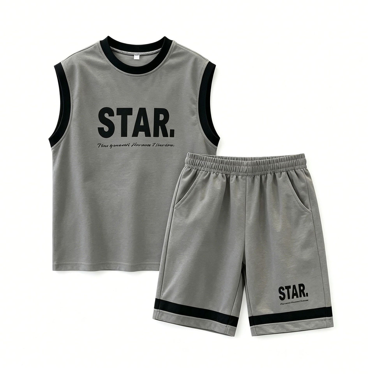 Sleeveless Sport Two-Piece Set for Boys
