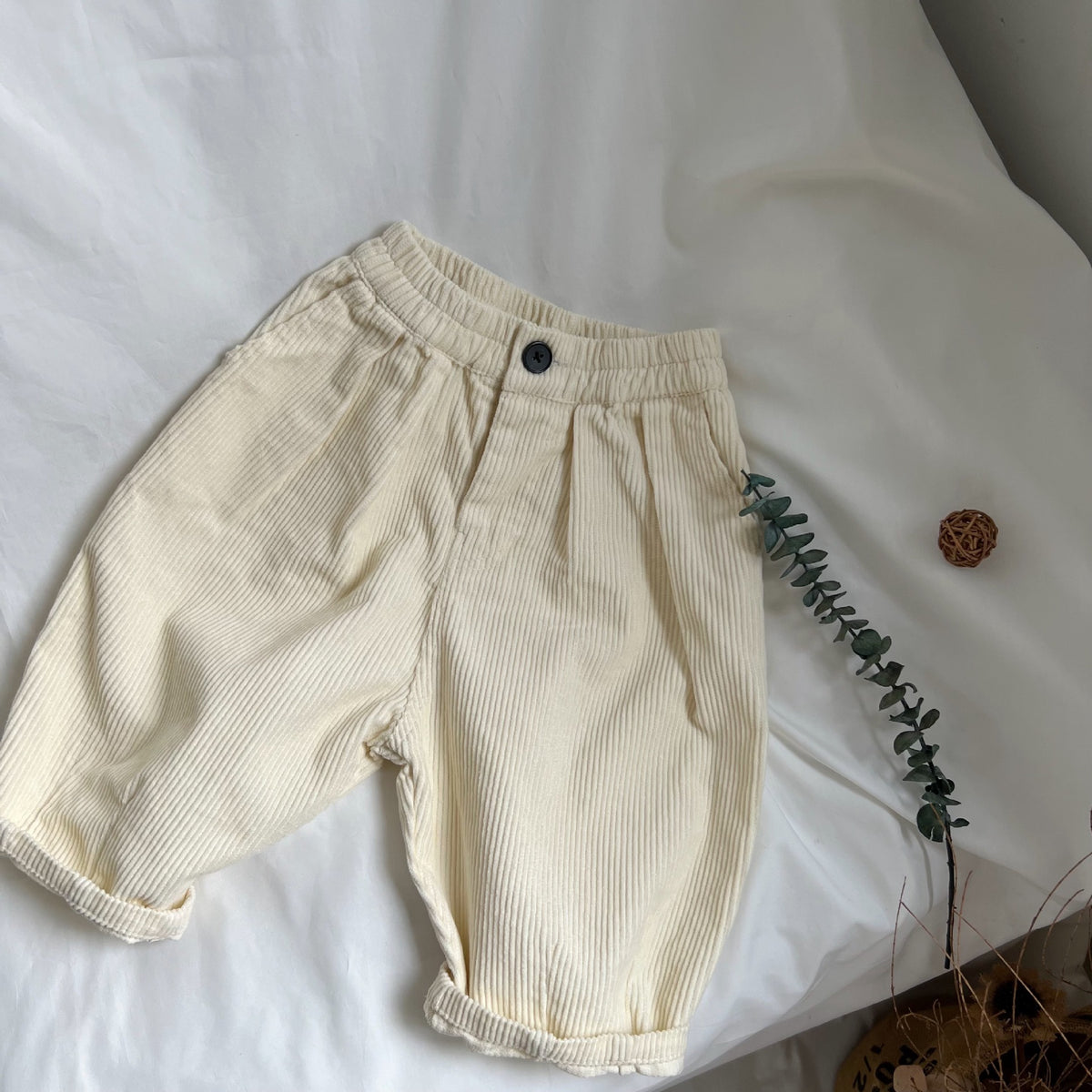 Mustard & Ivory Corduroy Pants