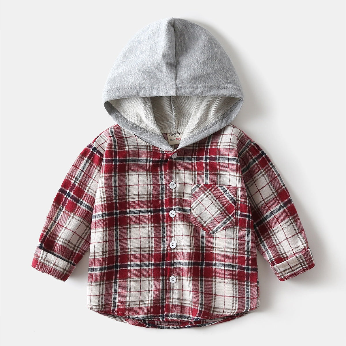 V-Collar Long Sleeve Shirt for Boys