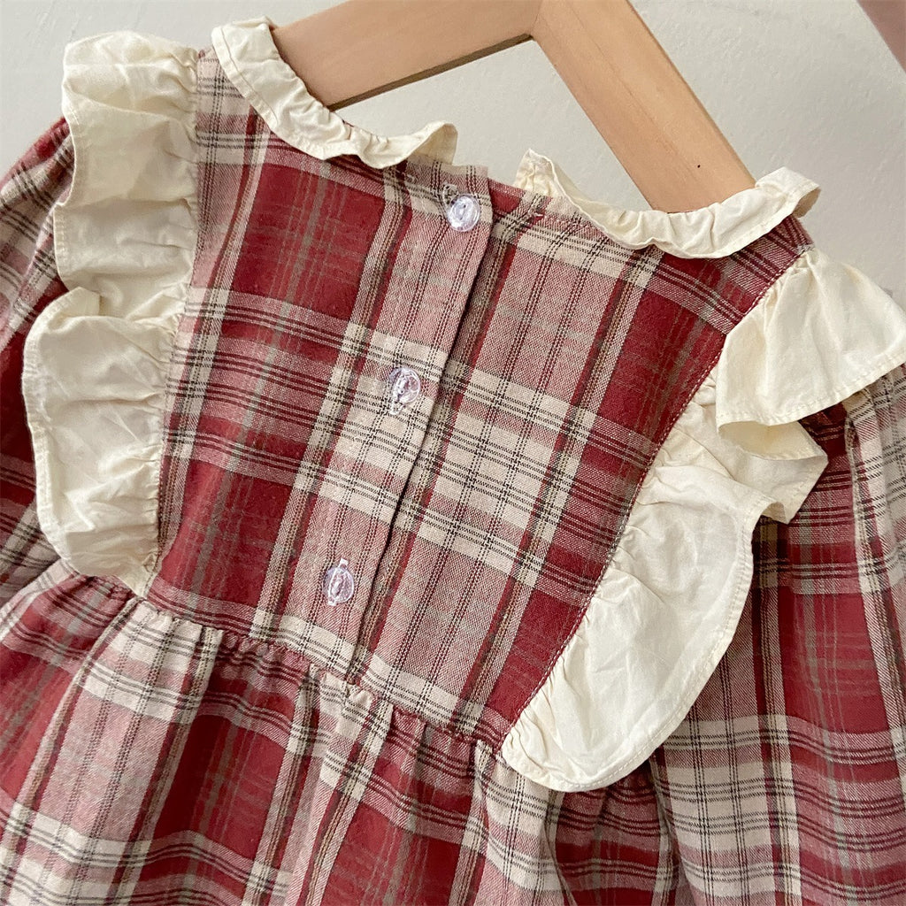Long Sleeve Onesie Crawling Suit for Baby Girls