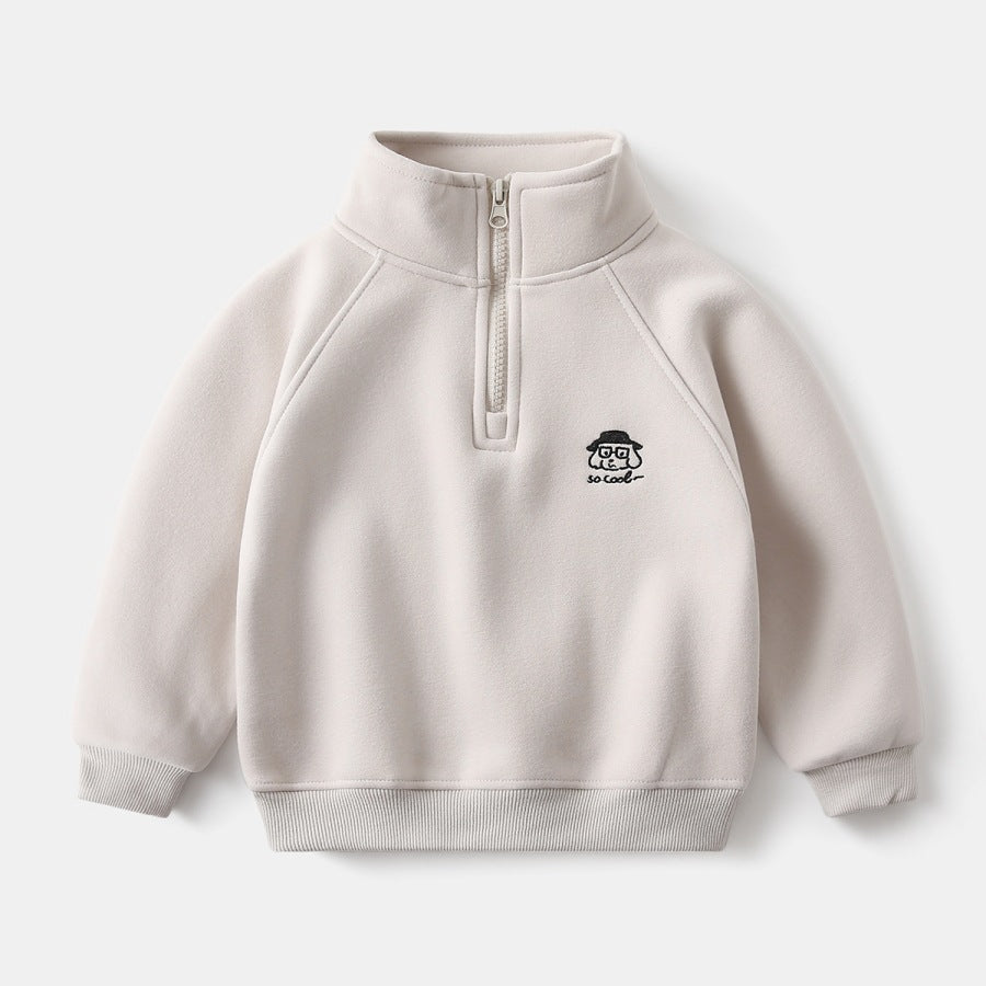Fleece Graphic Print Hoodie for Kids