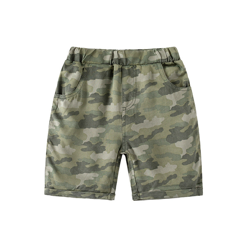 Camouflage Lightweight Shorts for Boys