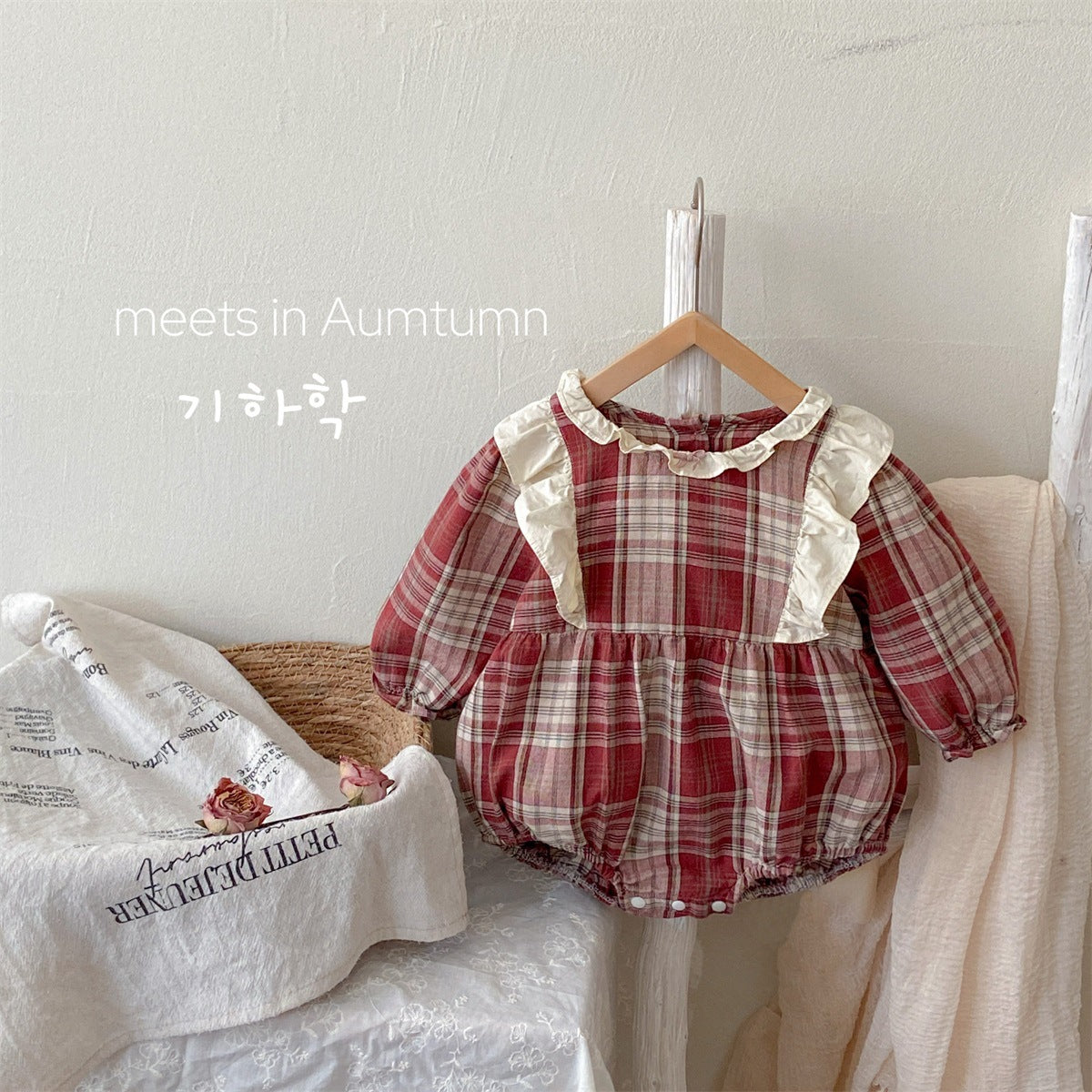 Long Sleeve Onesie Crawling Suit for Baby Girls