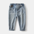 Light Blue Washed Denim Pants for Kids