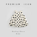 Polka Dot Sleeveless Dress for Girls
