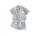 Short Sleeve Shirt Two-Piece Set for Baby Boys
