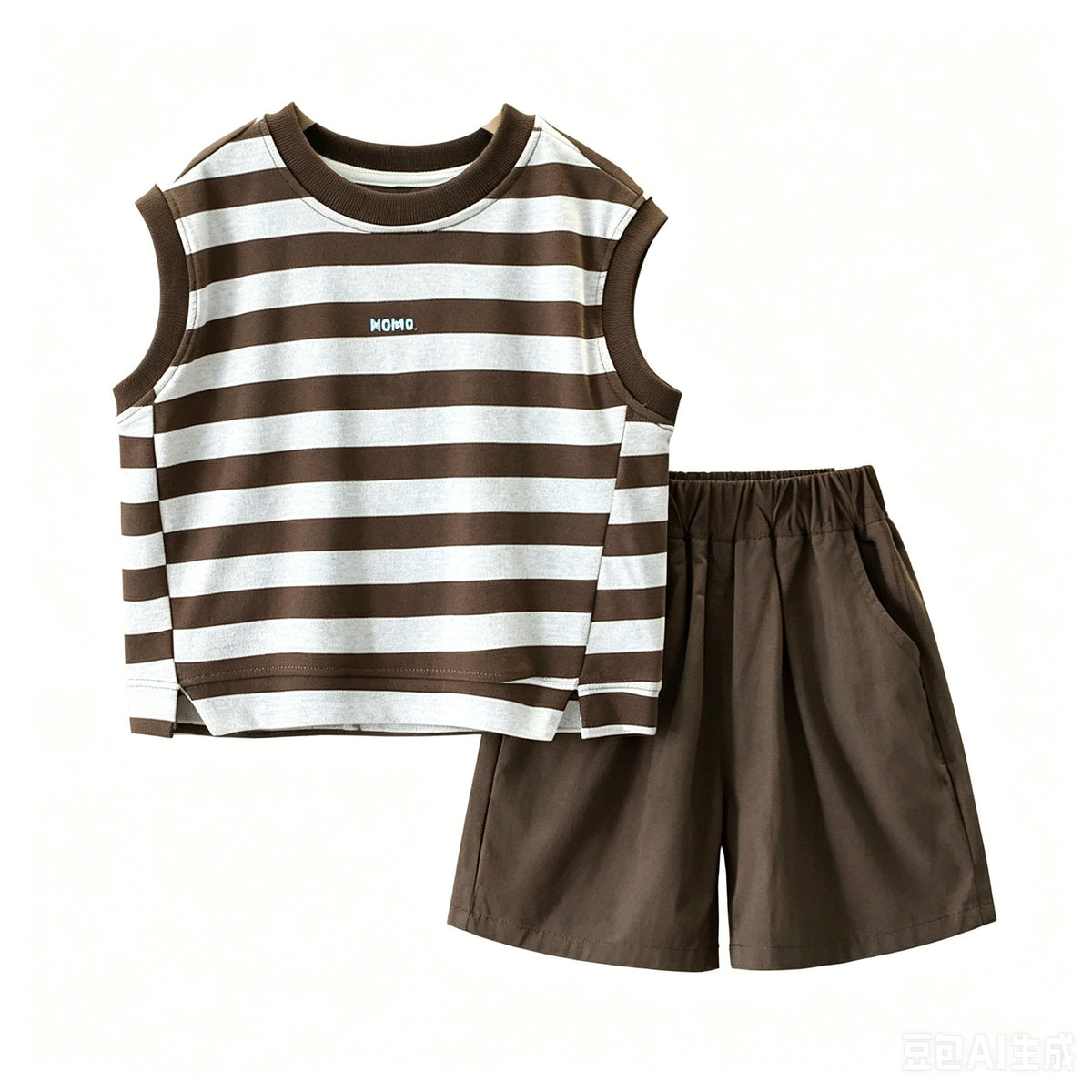 Sleeveless Sport Two-Piece Set for Boys