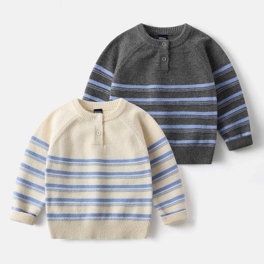 Striped Knit Sweater for Baby